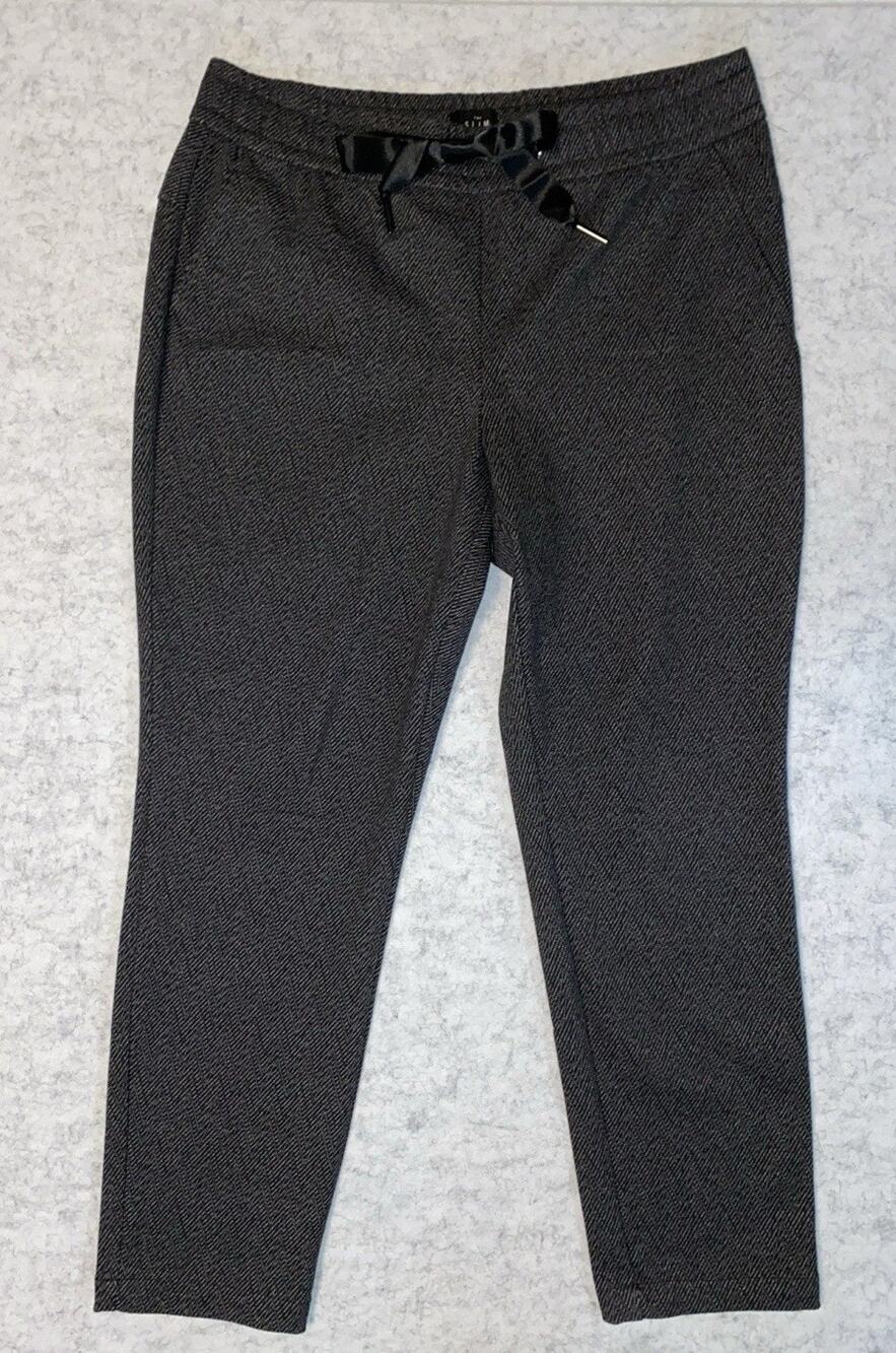 White House Black Market Pants Women’s 12L Knit Herringbone Slim Ankle